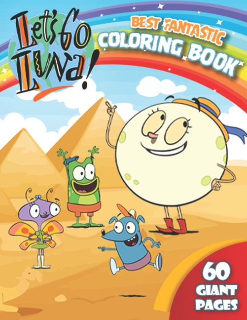 Let's go Luna Coloring Book- Not Available