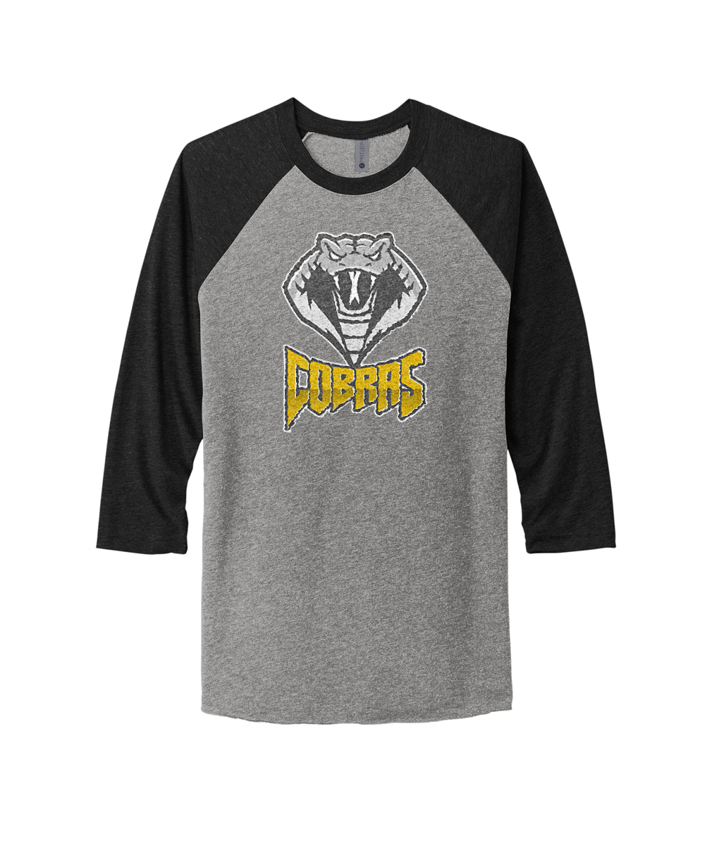 Adult KY Cobras 3/4 sleeve Raglan Shirt